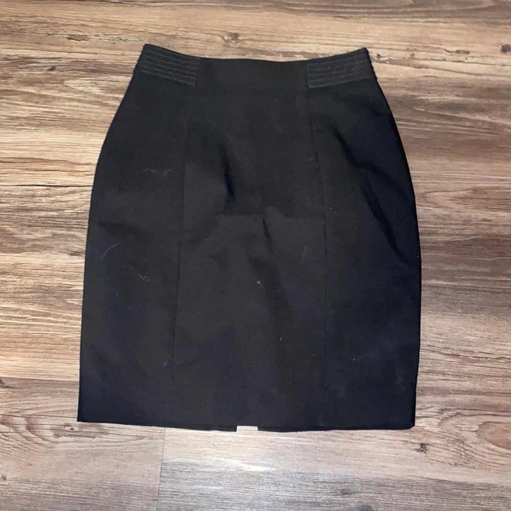 Black pencil skirt